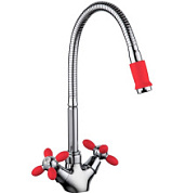 картинка Смеситель для кухни с гибким изливом R127, R43127-10 Frud от интернет-магазина К1-СТРОЙ