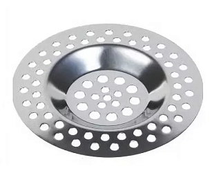 картинка Фильтр для раковины нержавеющая сталь, D70 мм 30981259 от интернет-магазина К1-СТРОЙ