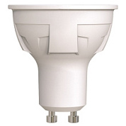 картинка Лампа светодиодная Uniel LED GU10 6w 3000k ЯРКАЯ от интернет-магазина К1-СТРОЙ