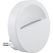 картинка Светильник ночник светодиодный FN1121 0,45W 230V круглый белый Feron от интернет-магазина К1-СТРОЙ