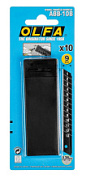 картинка Лезвие сегментированные BLACK MAX 9х80х0 38мм 13 сегментов, 10шт OL-ABB-10B OLFA от интернет-магазина К1-СТРОЙ