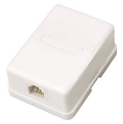 картинка Телефонная розетка 1 6P-2C 03-0001-4 Rexant от интернет-магазина К1-СТРОЙ