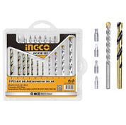 картинка Набор сверл и бит 19 шт AKSDB1901 INGCO от интернет-магазина К1-СТРОЙ