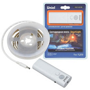 картинка Лента светодиодная Uniel ULS-R22 Smart Light 1 м с сенсором, на батарейках 2AA от интернет-магазина К1-СТРОЙ