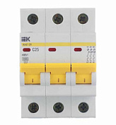 картинка Автоматический выключатель ВА 47-29 3Р 25А С ИЭК от интернет-магазина К1-СТРОЙ