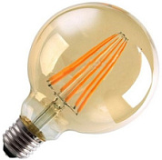 картинка Светодиодная лампа FL-LED Vintage G125 10W E27 2200К 220V 1000lm 125*173мм FOTON LIGHTING от интернет-магазина К1-СТРОЙ