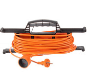 картинка Удлинитель на рамке 1 гнездо 10 метров РС-1 без заземления оранжевый JETT от интернет-магазина К1-СТРОЙ