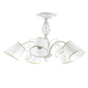 картинка 796056*** (Sx1115-5) Люстра ESEDRA 5x40W E27 ANTIC WHITE  ткань (в комплекте) от интернет-магазина К1-СТРОЙ