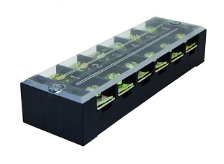 картинка Клеммная колодка карболитовая 6x45A от интернет-магазина К1-СТРОЙ