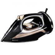 картинка Утюг электрический с керамическим покрытием KL-1655Черный Kelli от интернет-магазина К1-СТРОЙ