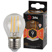 картинка Лампа светодиодная F-LED P45-9W-827-E27 E27 / Е27 9Вт филамент шар теплый белый свет ЭРА от интернет-магазина К1-СТРОЙ