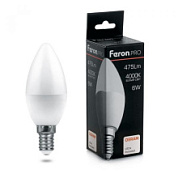 картинка Лампа светодиодная свеча LB-1306 6W E14 4000k Feron.PRO+OSRAM от интернет-магазина К1-СТРОЙ