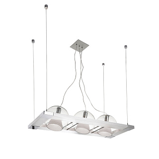 картинка Подвес Lightstar PALLA 3х40W E14, хром/прозрачный от интернет-магазина К1-СТРОЙ