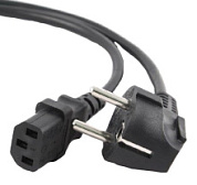 картинка Шнур питания евровилка прямая с заземлением 3x0.75 1.8 м разъем IEC 320 C13 от интернет-магазина К1-СТРОЙ