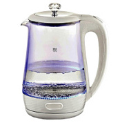 картинка Электрический стеклянный чайник KL-1404 Белый Kelli от интернет-магазина К1-СТРОЙ