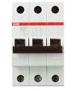 картинка Автоматический выключатель 3-полюсный SH203L 3P C 63А 6kA ABB от интернет-магазина К1-СТРОЙ