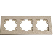 картинка Рамка фактурная 3-ая серия "Афина" шампань (еврослот) А10045-Br UNIVersal от интернет-магазина К1-СТРОЙ