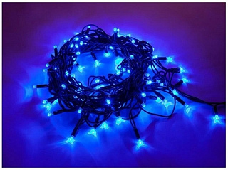 картинка Гирлянда светодиодная уличная 348 LED 5м синий от интернет-магазина К1-СТРОЙ