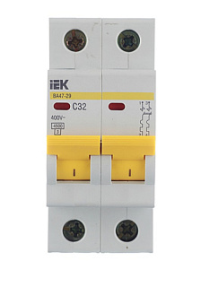 картинка Автоматический выключатель ВА 47-29 2Р 32А С ИЭК от интернет-магазина К1-СТРОЙ