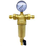 картинка Фильтр с манометром 1/2 для горячей воды металл TIM от интернет-магазина К1-СТРОЙ