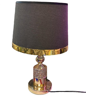 картинка Cветильник настольный стекло золото/черн. 6203В с/п от интернет-магазина К1-СТРОЙ