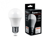 картинка Лампа светодиодная LB-1020 20w E27 2700k Feron.PRO+OSRAM от интернет-магазина К1-СТРОЙ
