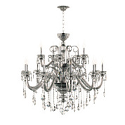 картинка 788154 (MD 300008-10+5) 3 КОР! Люстра LUSSO 15х60W E14 ХРОМ (в комплекте) от интернет-магазина К1-СТРОЙ