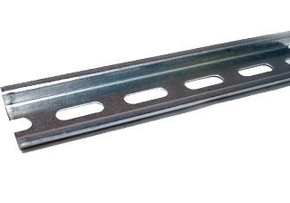 картинка DIN рейка 600мм перфорированная от интернет-магазина К1-СТРОЙ