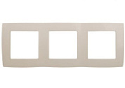 картинка Рамка на 3 поста, 12-5003-02 слоновая кость ЭРА от интернет-магазина К1-СТРОЙ