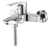 картинка Смеситель KAISER Guss для ванны к/н  Ø35 с душем, 68022 от интернет-магазина К1-СТРОЙ