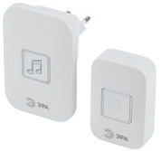 картинка Звонок дверной C98 беспроводной от сети, белый, 60 мелодий ЭРА от интернет-магазина К1-СТРОЙ