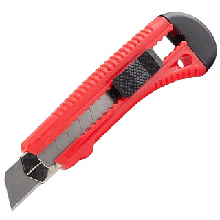 картинка Нож, 18 мм, выдвижное лезвие, металлическая направляющая Matrix от интернет-магазина К1-СТРОЙ