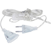 картинка Удлинитель для гирлянды 5 м с выключателем от интернет-магазина К1-СТРОЙ