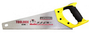 картинка Ножовка многоцелевая (пила) 350 мм, 11 TPI, мелкий прямой закаленный зуб, точный рез 2-15091-45 STAYER TOOLBOX от интернет-магазина К1-СТРОЙ