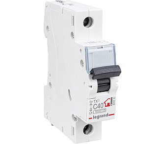 картинка Автоматический выключатель TX3 1П C 40А 6кА Legrand от интернет-магазина К1-СТРОЙ