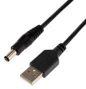 картинка Кабель USB штекер - DC разъем питание 2,1х5,5 мм, длина 1,5 метра 18-0231 REXANT от интернет-магазина К1-СТРОЙ