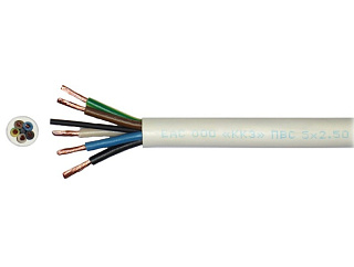 картинка Провод ПВС 5х2,5 ГОСТ ККЗ от интернет-магазина К1-СТРОЙ