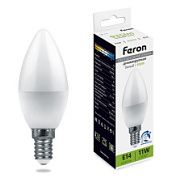 картинка Лампа светодиодная диммируемая LB-771 Свеча E14 11W 230V 4000K 51056 Feron от интернет-магазина К1-СТРОЙ