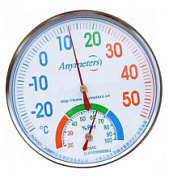 картинка Термометр гигрометр комнатный Hygrometer TH101C механический от интернет-магазина К1-СТРОЙ