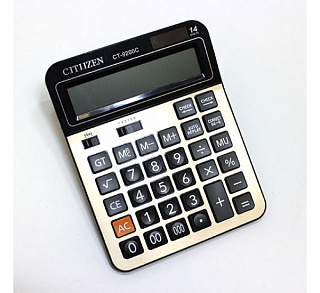 картинка Электронный калькулятор CT-9200N-C 14 разрядный Citizen от интернет-магазина К1-СТРОЙ