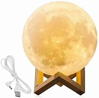 картинка Ночник шар аккумулятор ЛУНА MAX RGB от интернет-магазина К1-СТРОЙ