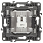 Розетка телефонная RJ11, 12-3105-04 шампань ЭРА