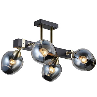 картинка Светильник потолочный IL9736-4CSQ-79 BK AB ILLUMICO от интернет-магазина К1-СТРОЙ