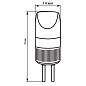 Лампа светодиодная 2W 230V G4 6400K LB-492 Feron