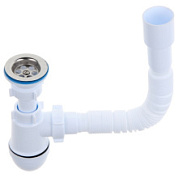 картинка Сифон 1-1/2" х 40 с г/тр. 40х40/50 сборный С0115 АНИ ПЛАСТ от интернет-магазина К1-СТРОЙ