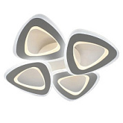 картинка Управляемая светодиодная люстра ROOM 80W 4TR-APP-530x530x90-WHITE/WHITE-220-IP20 УУО00004238 Estares от интернет-магазина К1-СТРОЙ