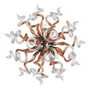 картинка 890654*** (MB9028-5) Бра MEDUSA 5х40W G9 TEA+CLEAR/ЯНТАРЬ+ПРОЗРАЧНЫЙ (в комплекте) от интернет-магазина К1-СТРОЙ