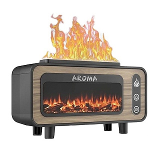 картинка Увлажнитель воздуха, камин черный LA0646 от интернет-магазина К1-СТРОЙ