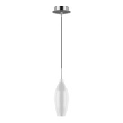 картинка 803020 (MD2101-1W) Подвес PENTOLA 1х40W E14 ХРОМ/БЕЛЫЙ (в комплекте) от интернет-магазина К1-СТРОЙ