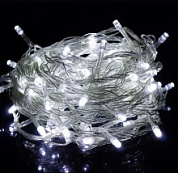 картинка Гирлянда шторы цвет белый холодный с питанием от сети 1,5х1,5м прозрачный шнур от интернет-магазина К1-СТРОЙ